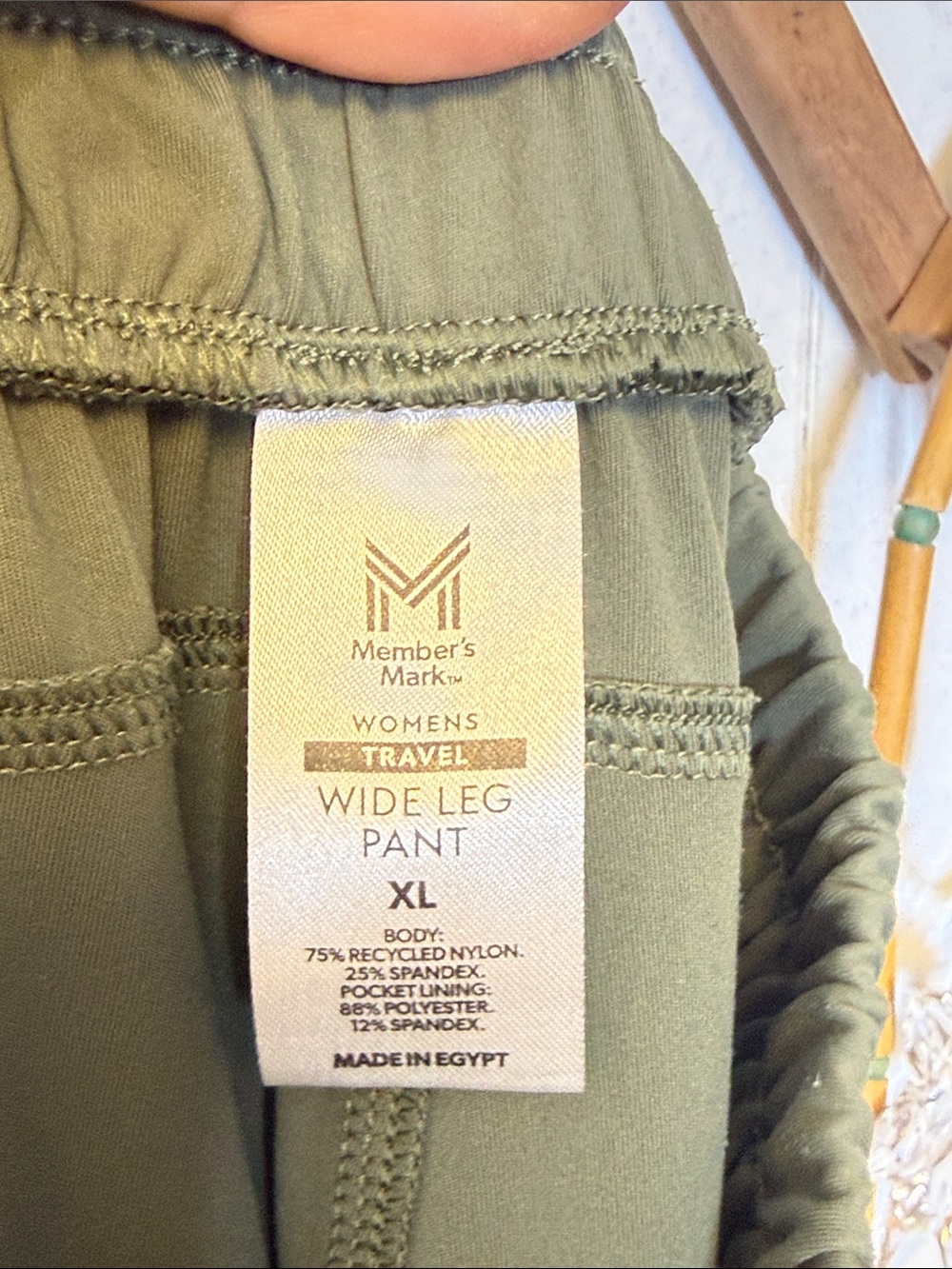 Women's Relaxed Jogger Pants - Black & Olive - Picture 4 of 7